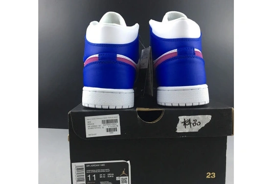 Rep EP 554724-451 ROYAL AIR HYPER JORDAN HYPER MID 1 VIOLET-WHITE 554724-451 0407